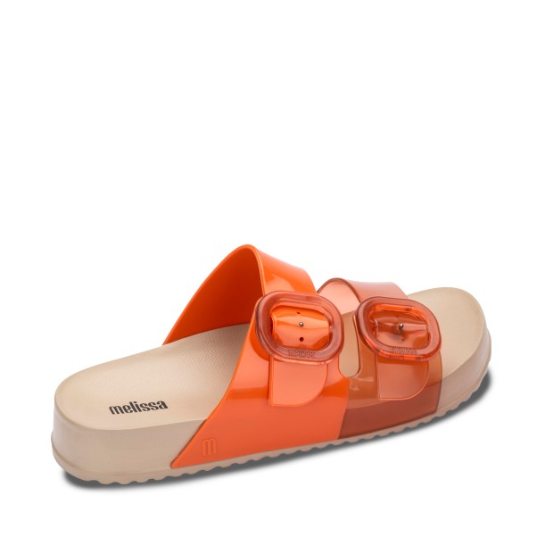 Melissa Cozy Slide Fem Bege/laranja