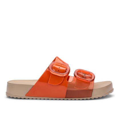 Melissa Cozy Slide Fem Bege/laranja Melissa Cozy Slide Fem Bege/laranja
