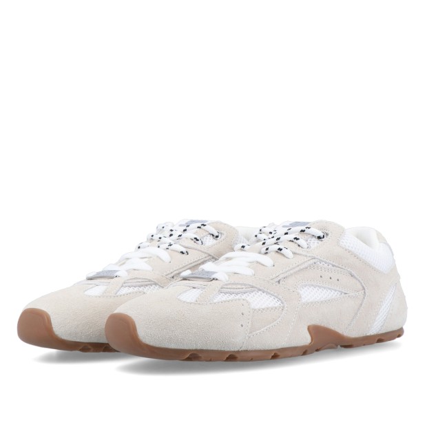 Steve Madden Asiel White Suede