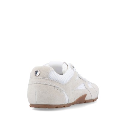 Steve Madden Asiel White Suede
