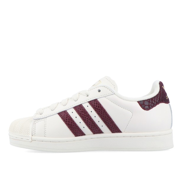 adidas Originals Superstar II W Off White / Maroon