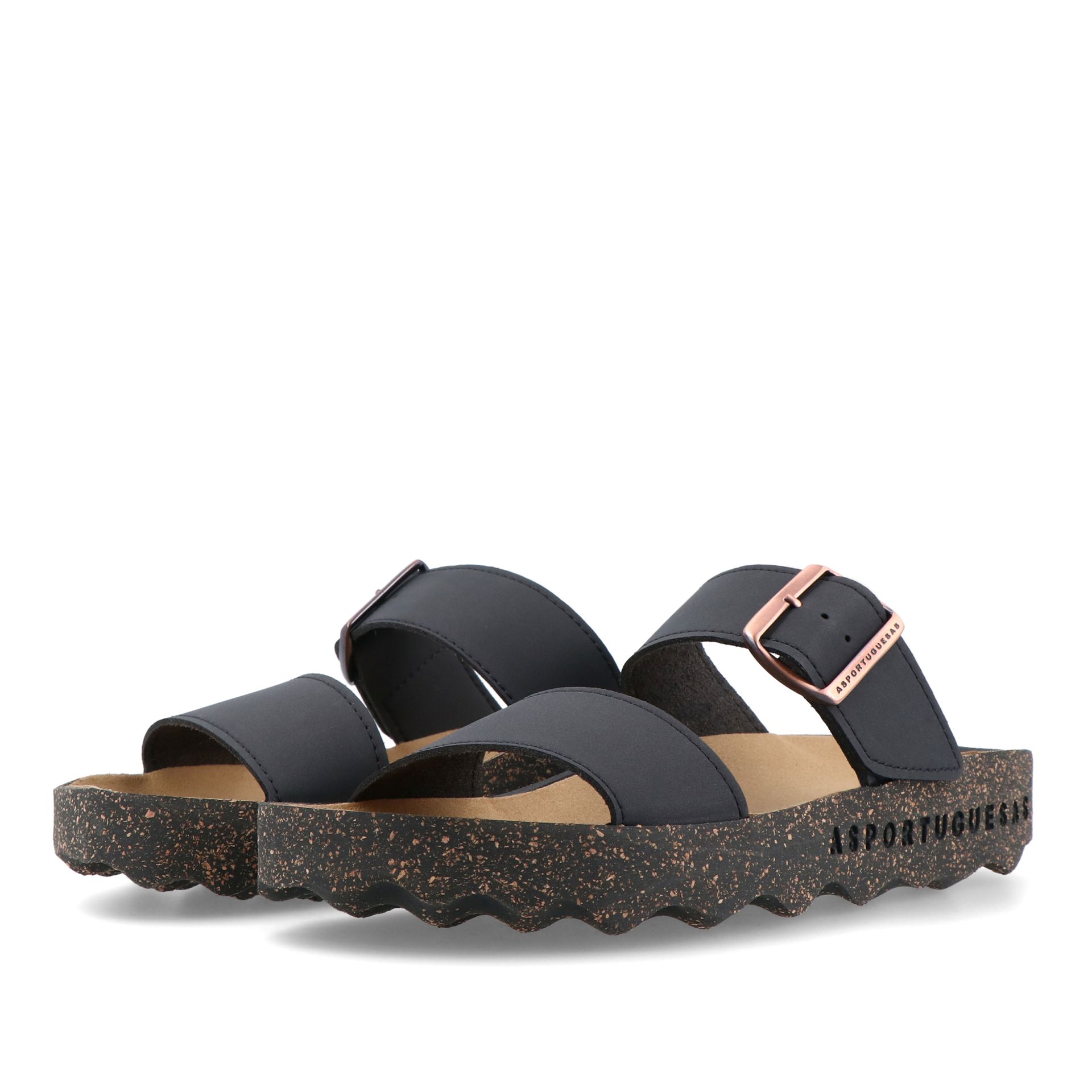 As Portuguesas Coly L Eco Nubuck Black