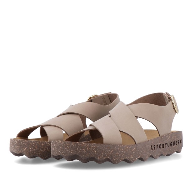 As Portuguesas Cusk L Eco Nubuck Sand