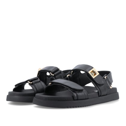 Steve Madden Mona Black Leather