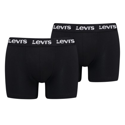 Levis Boxer 2-pack Repeat Logo Brief Black Levis Boxer 2-pack Repeat Logo Brief Black