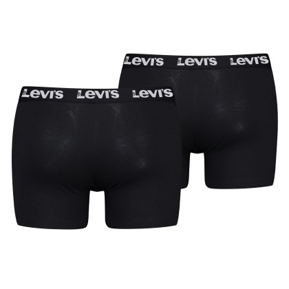 Levis Boxer 2-pack Repeat Logo Brief Black Levis Boxer 2-pack Repeat Logo Brief Black