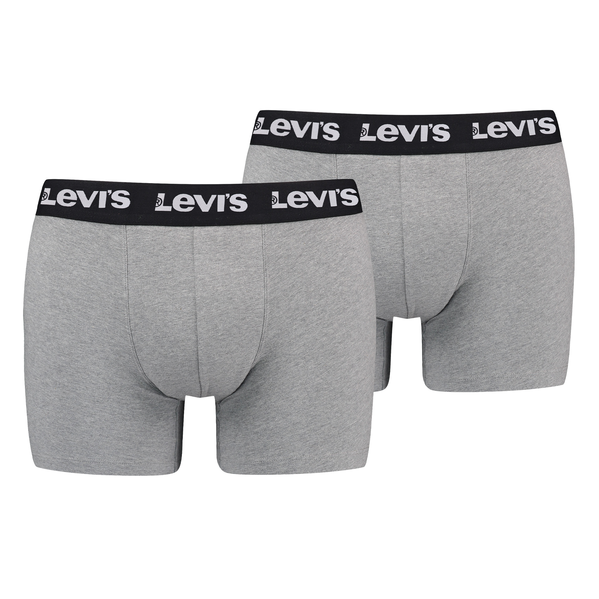 Levis Boxer 2-pack Repeat Logo Brief Middle Grey Melange