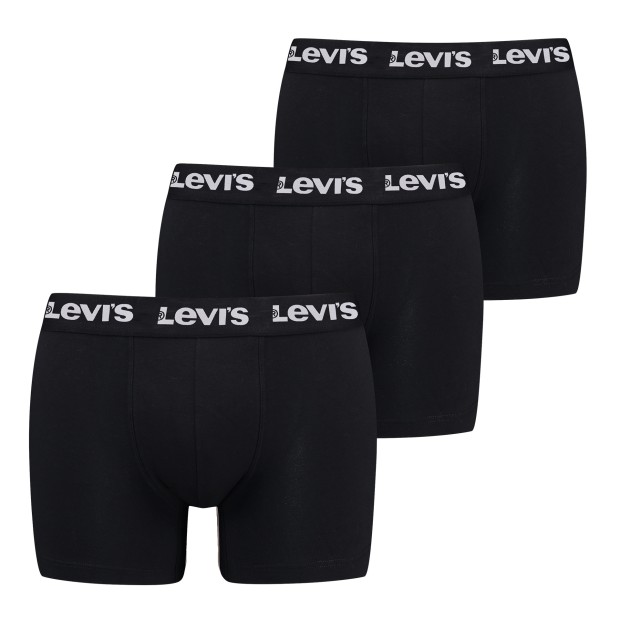 Levis Boxer 3-pack Repeat Logo Brief Black