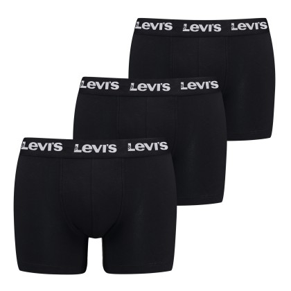 Levis Boxer 3-pack Repeat Logo Brief Black Levis Boxer 3-pack Repeat Logo Brief Black
