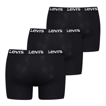 Levis Boxer 3-pack Repeat Logo Brief Black Levis Boxer 3-pack Repeat Logo Brief Black