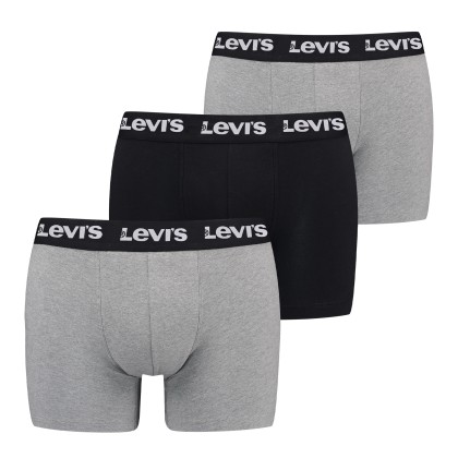 Levis Boxer 3-pack Repeat Logo Brief Grey Combo Levis Boxer 3-pack Repeat Logo Brief Grey Combo