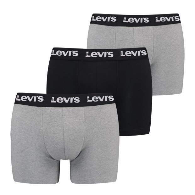 Levis Boxer 3-pack Repeat Logo Brief Grey Combo