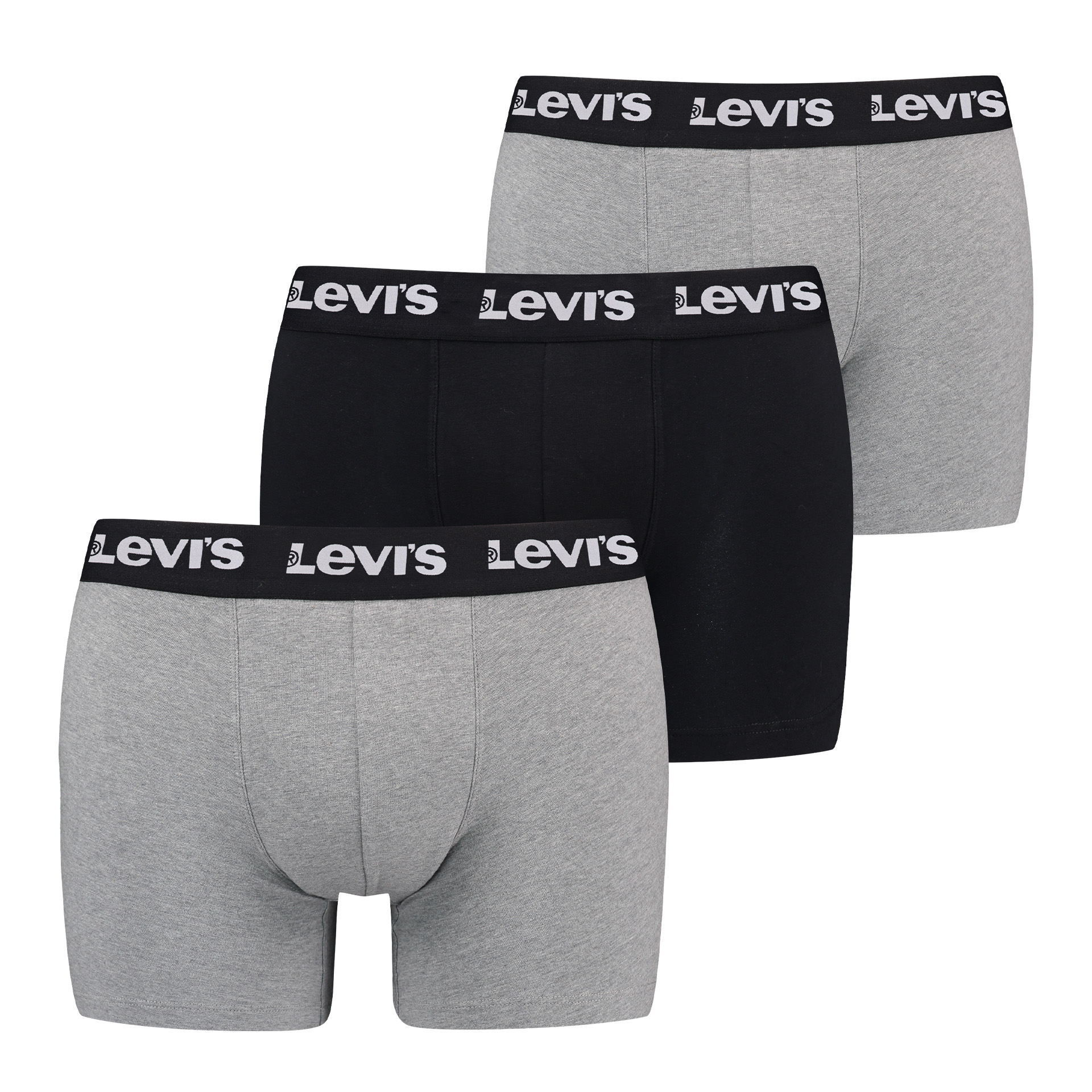 Levis Boxer 3-pack Repeat Logo Brief Grey Combo