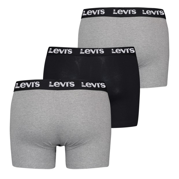 Levis Boxer 3-pack Repeat Logo Brief Grey Combo