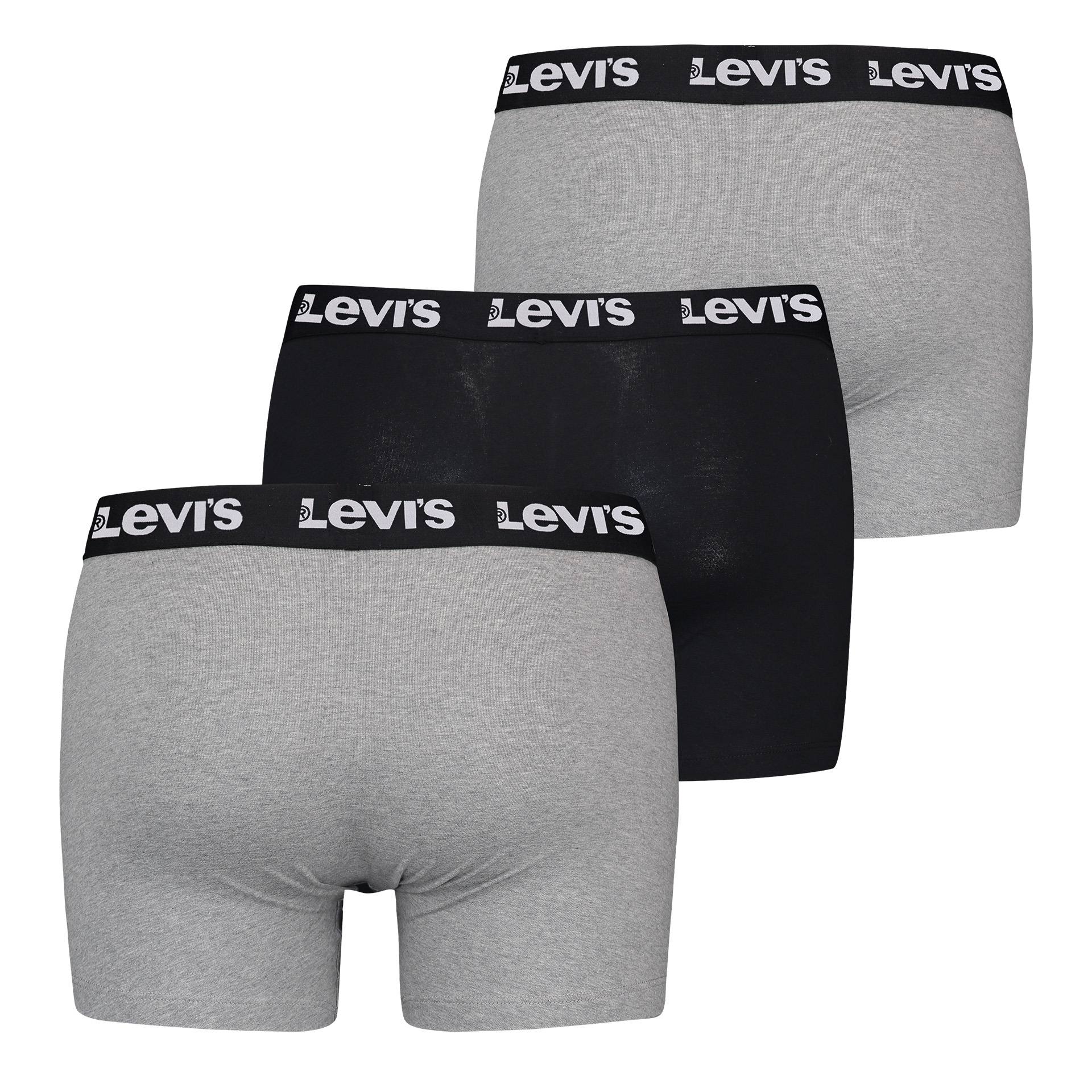 Levis Boxer 3-pack Repeat Logo Brief Grey Combo