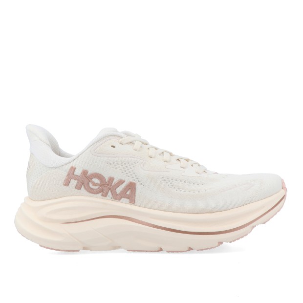 HOKA W Clifton 10 Alabaster/rose