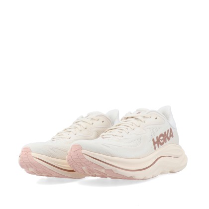 HOKA W Clifton 10 Alabaster/rose