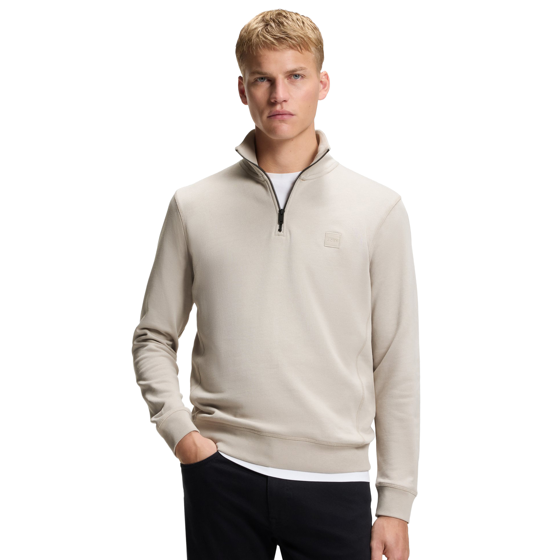 BOSS Sweat Zetrust Open Grey