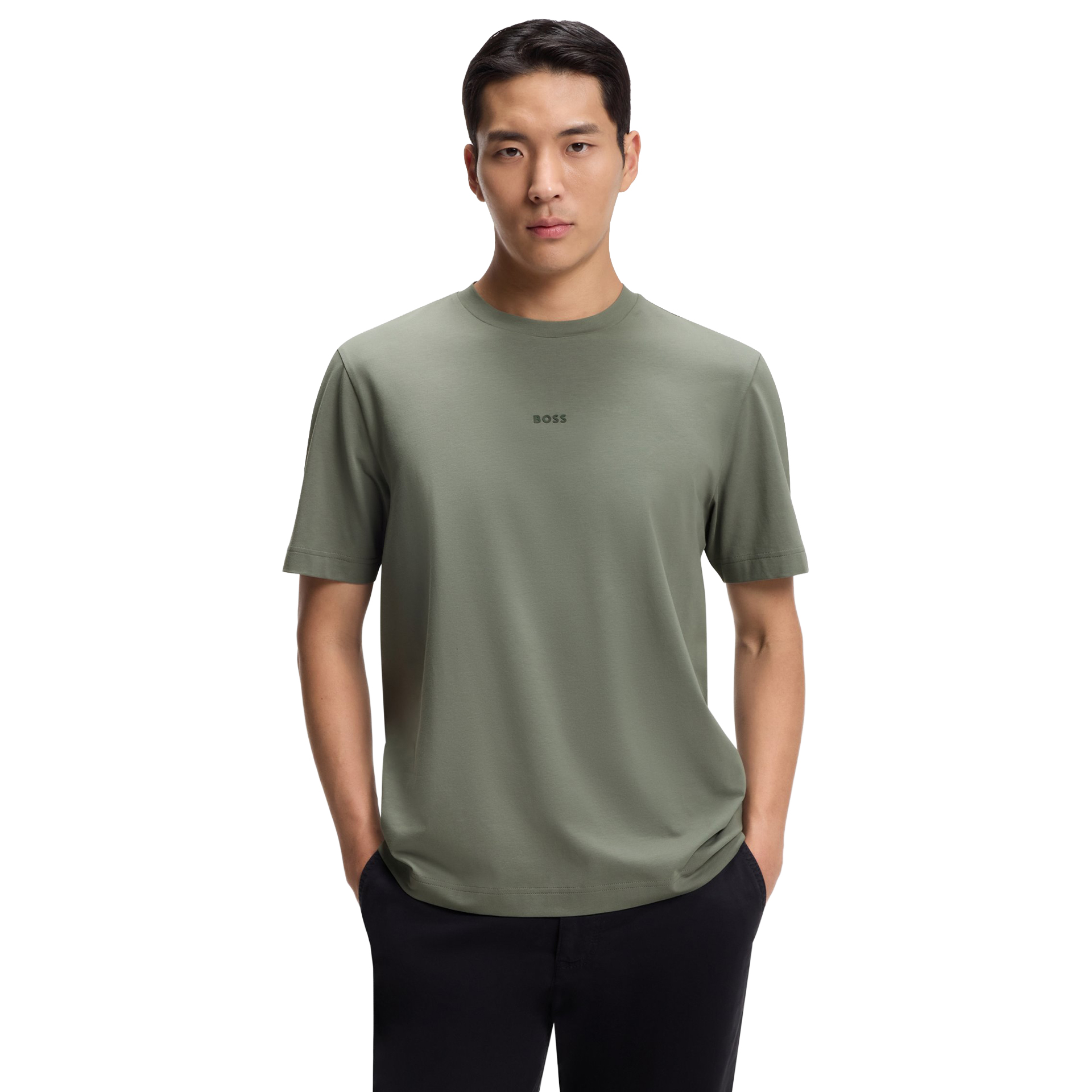 BOSS T-shirt Tchup Open Grey