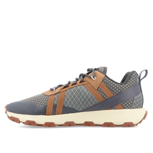 Timberland Winsor Trail Low Lace Up Sneaker Mesh Md Grey