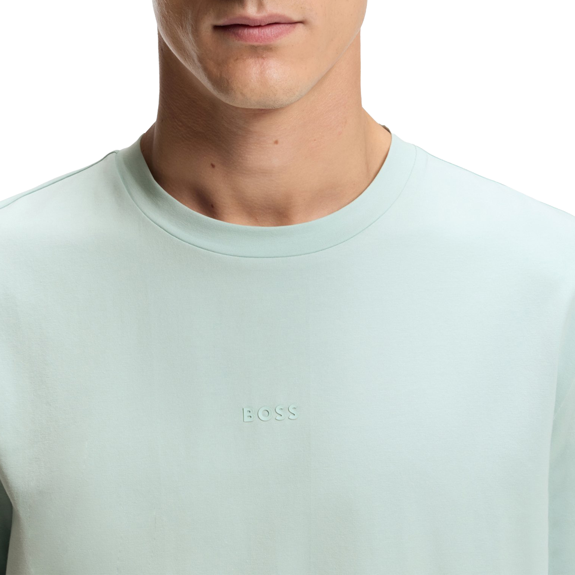 BOSS T-shirt Tchup Turquoise/aqua