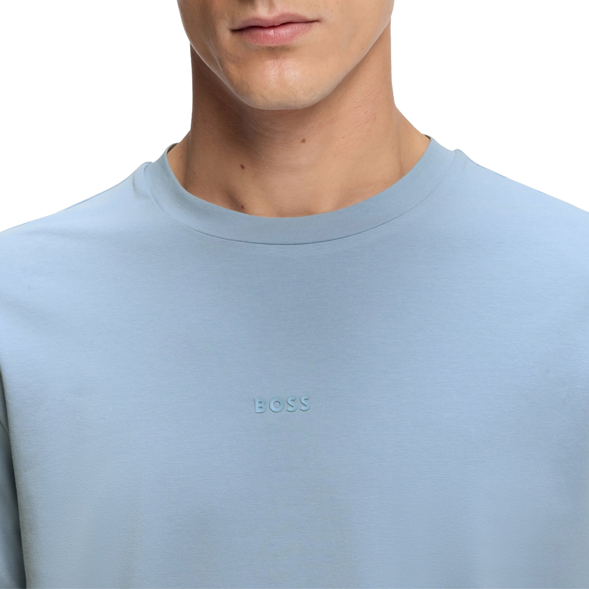 BOSS T-shirt Tchup Light/pastel Blue