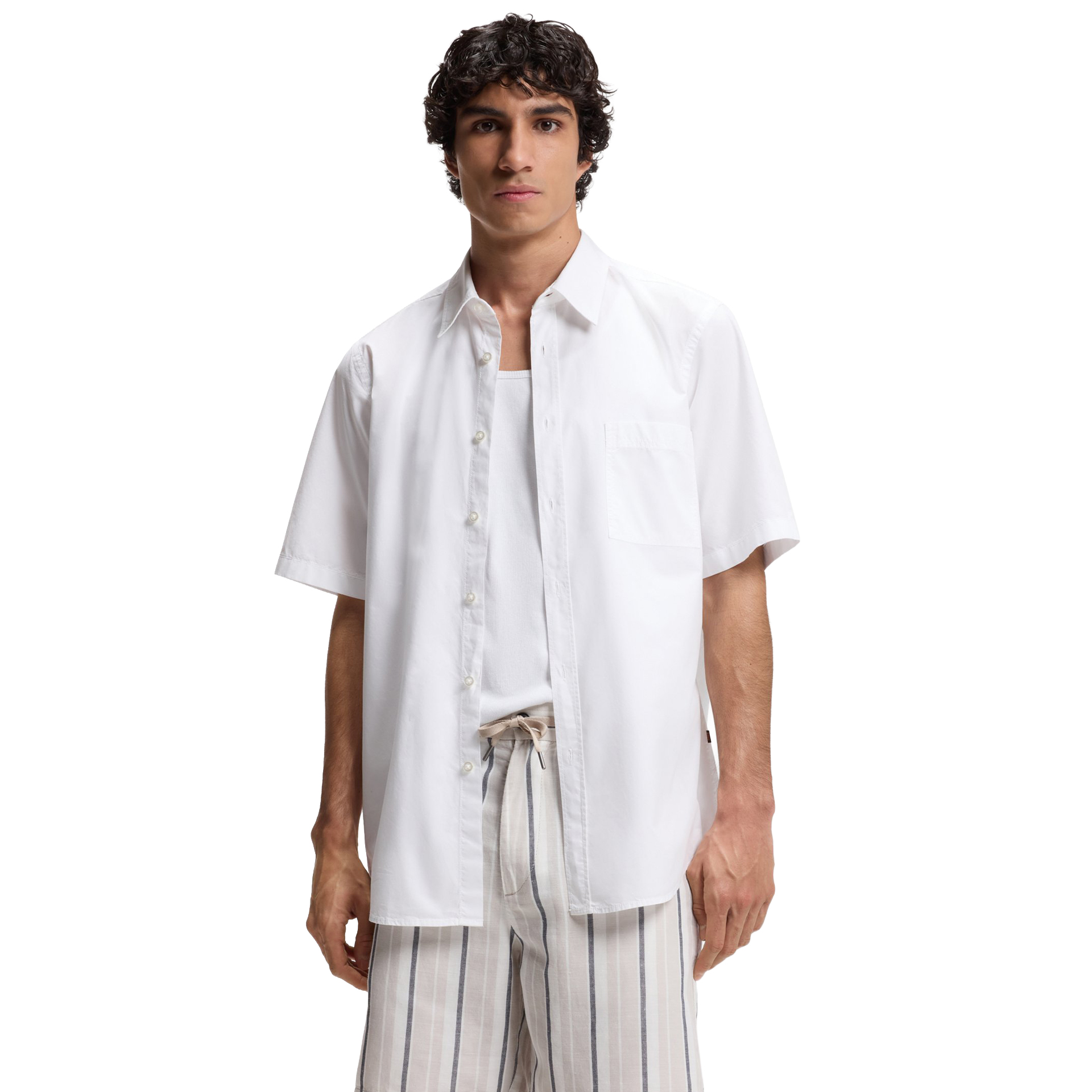 BOSS Camisa Relegant White