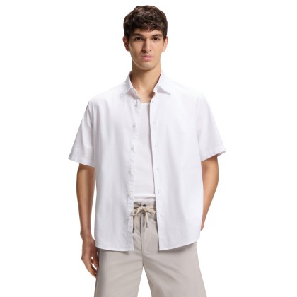 BOSS Camisa Rash White