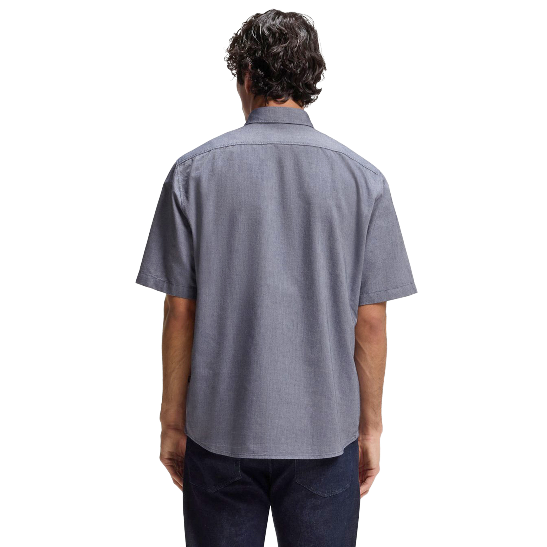 BOSS Camisa Rash Navy