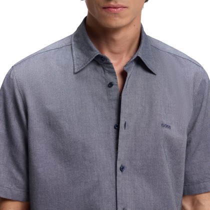 BOSS Camisa Rash Navy