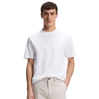 BOSS T-shirt Te Interlock White