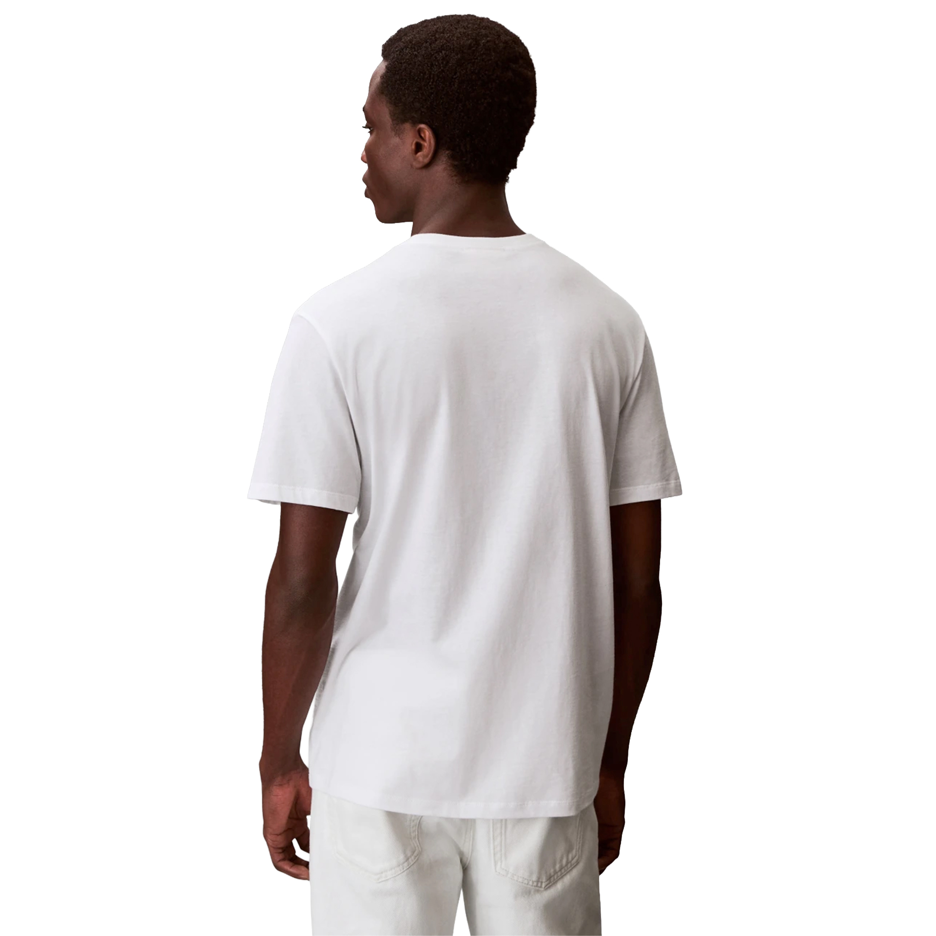 Calvin Klein T-shirt 30s Clssc Micro Mnlgo White