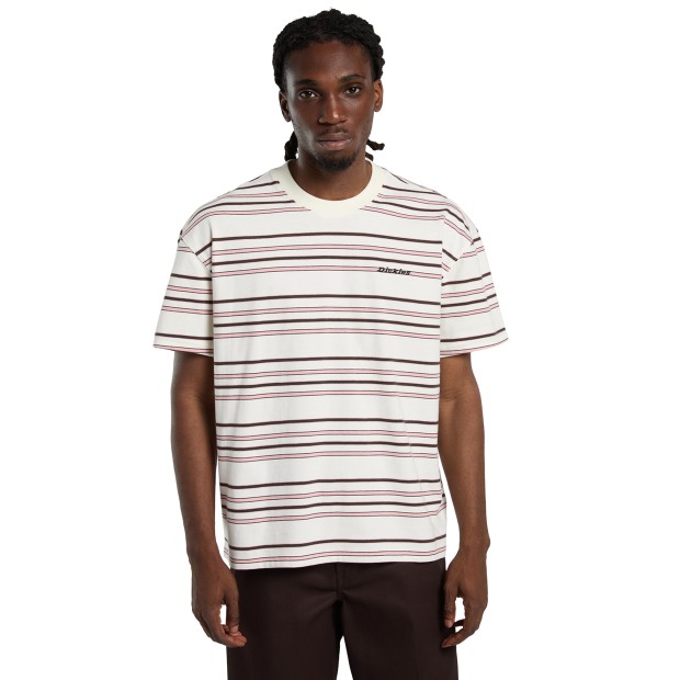 Dickies T-shirt East Liberty Stripe Egret