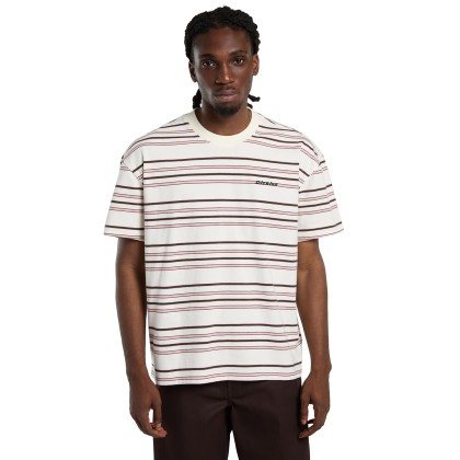 Dickies T-shirt East Liberty Stripe Egret