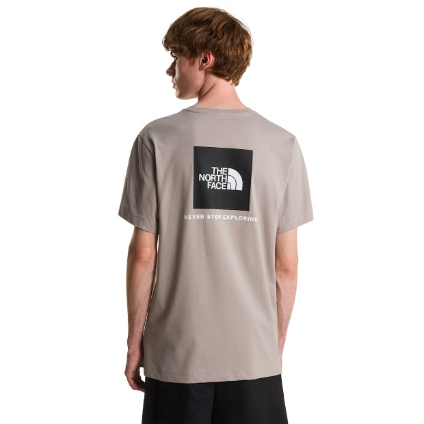 The North Face T-shirt M Evolution Box Nse Regular Stone Slab