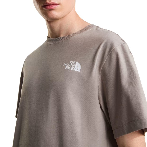 The North Face T-shirt M Evolution Box Nse Regular Stone Slab