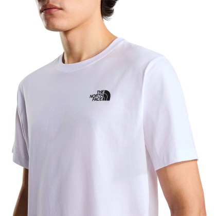 The North Face T-shirt M Evolution Box Nse Regular White The North Face T-shirt M Evolution Box Nse Regular White