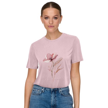Only T-shirt Free Modal Atelier Pale Lilac La Douce Only T-shirt Free Modal Atelier Pale Lilac La Douce