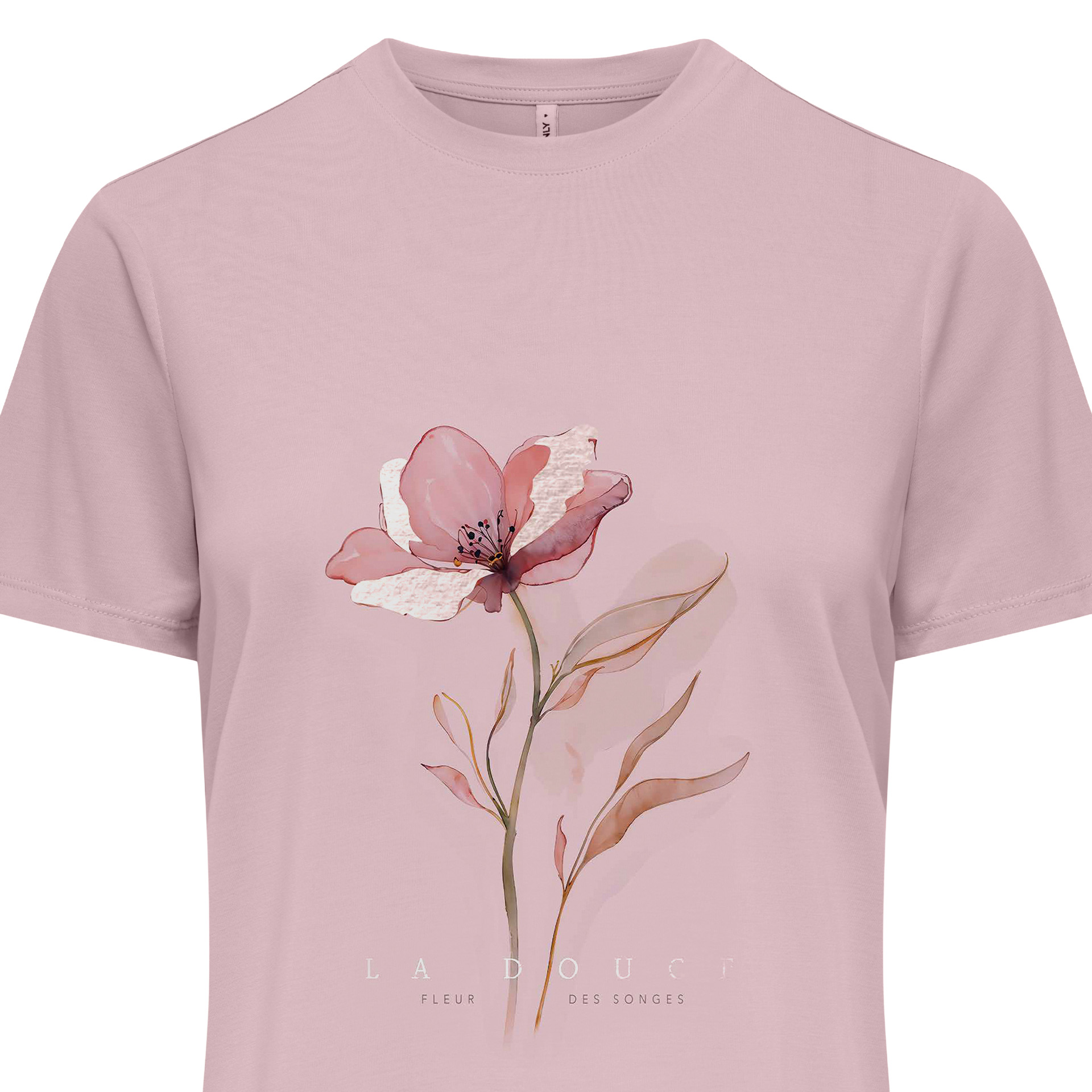 Only T-shirt Free Modal Atelier Pale Lilac La Douce