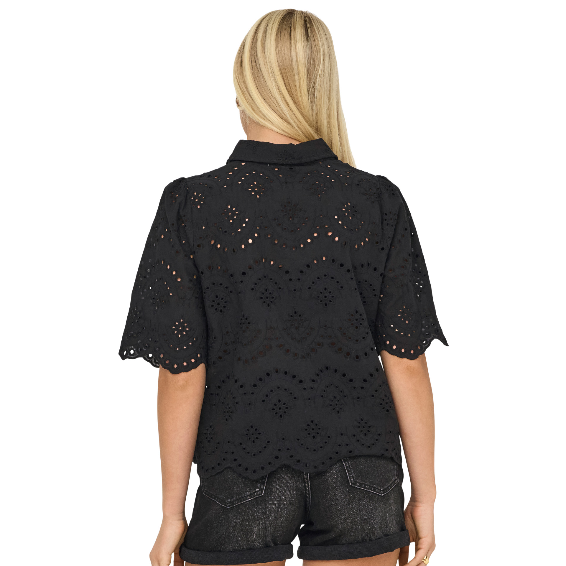 Only Camisa Valais Black