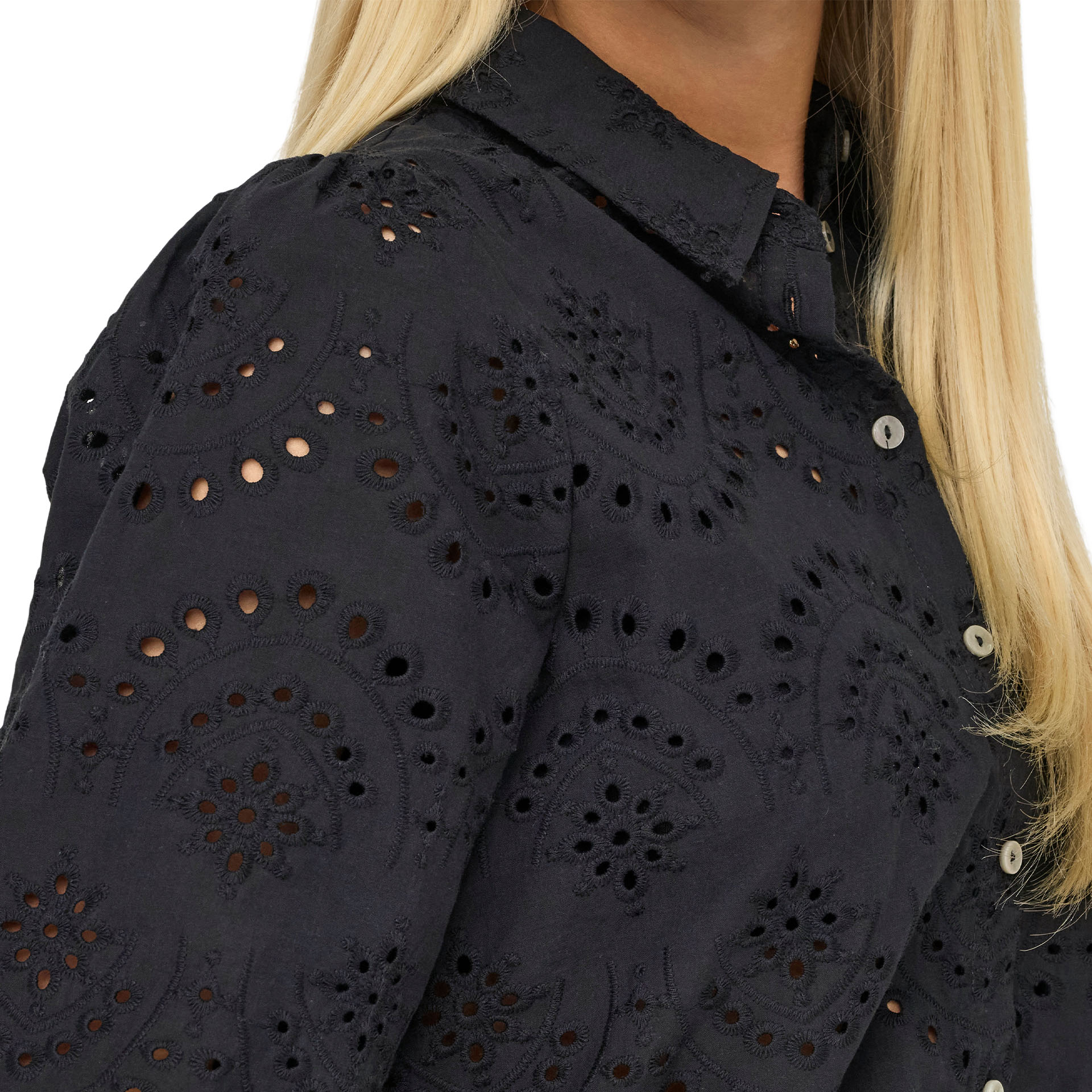 Only Camisa Valais Black