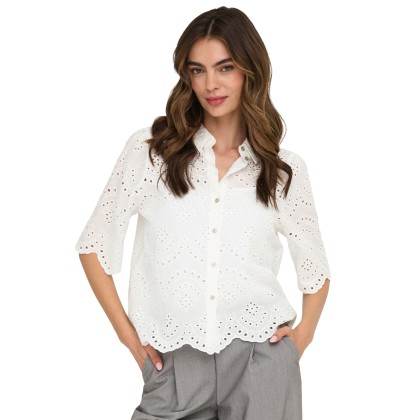 Only Camisa Valais Cloud Dancer
