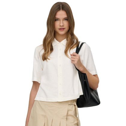Only Camisa Goa Linen Cloud Dancer