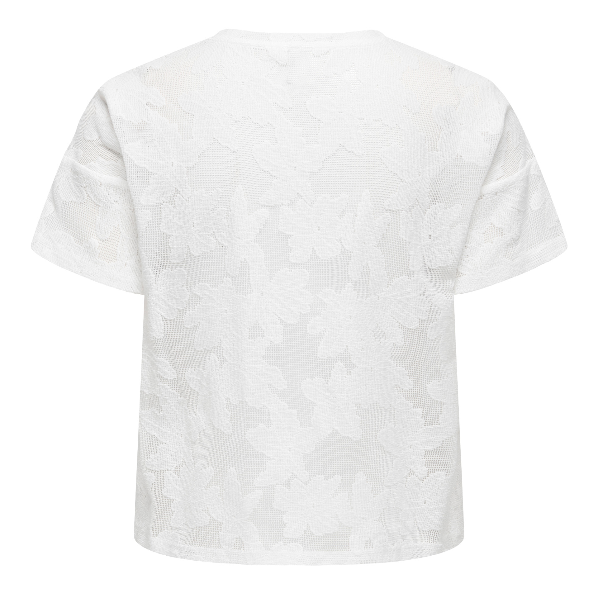 Only T-shirt Mirabella O-neck Lace Cloud Dancer