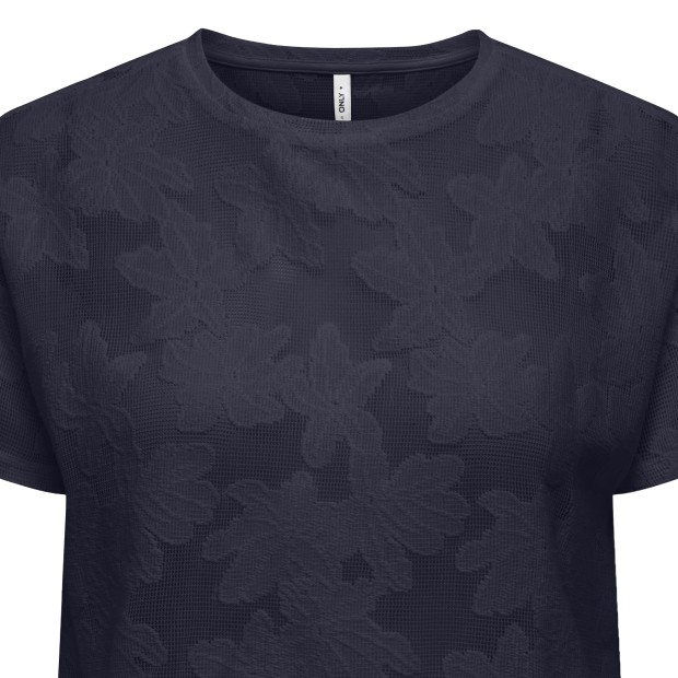 Only T-shirt Mirabella O-neck Lace Night Sky