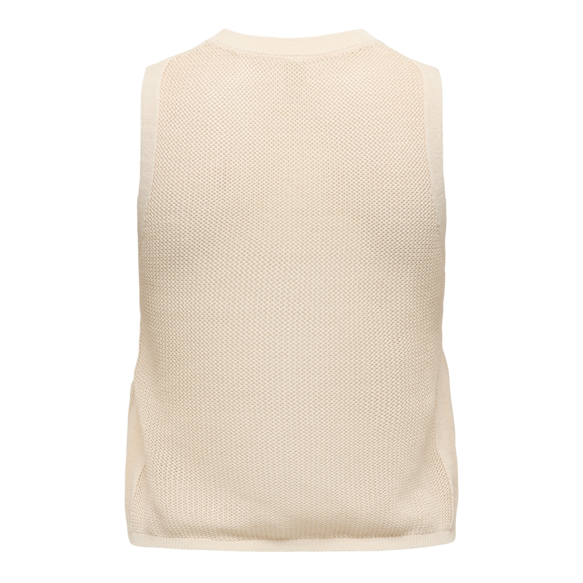 Only Top Ivy Sl Pearl O-neck Birch Cloud Dancer Pearls