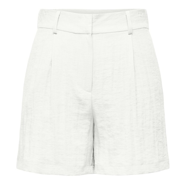 Only Calção Ita Hw Linen Look Bright White