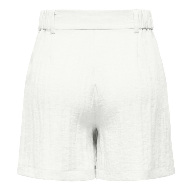 Only Calção Ita Hw Linen Look Bright White