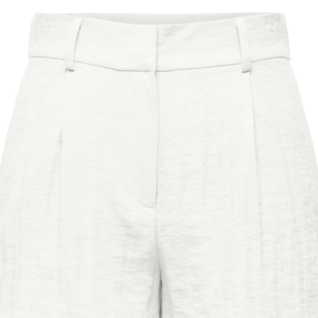 Only Calção Ita Hw Linen Look Bright White