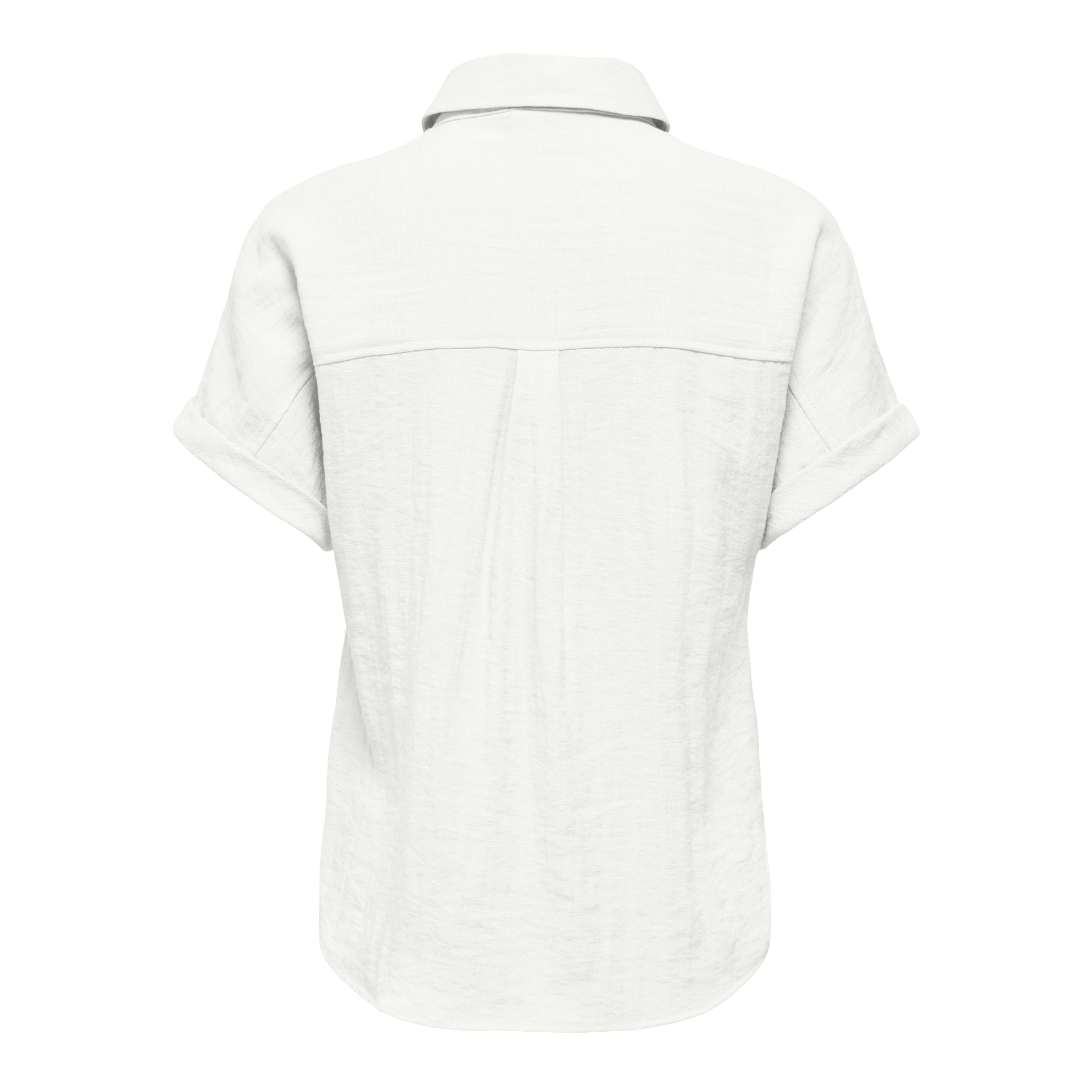 Only Camisa Ita Linen Look Bright White